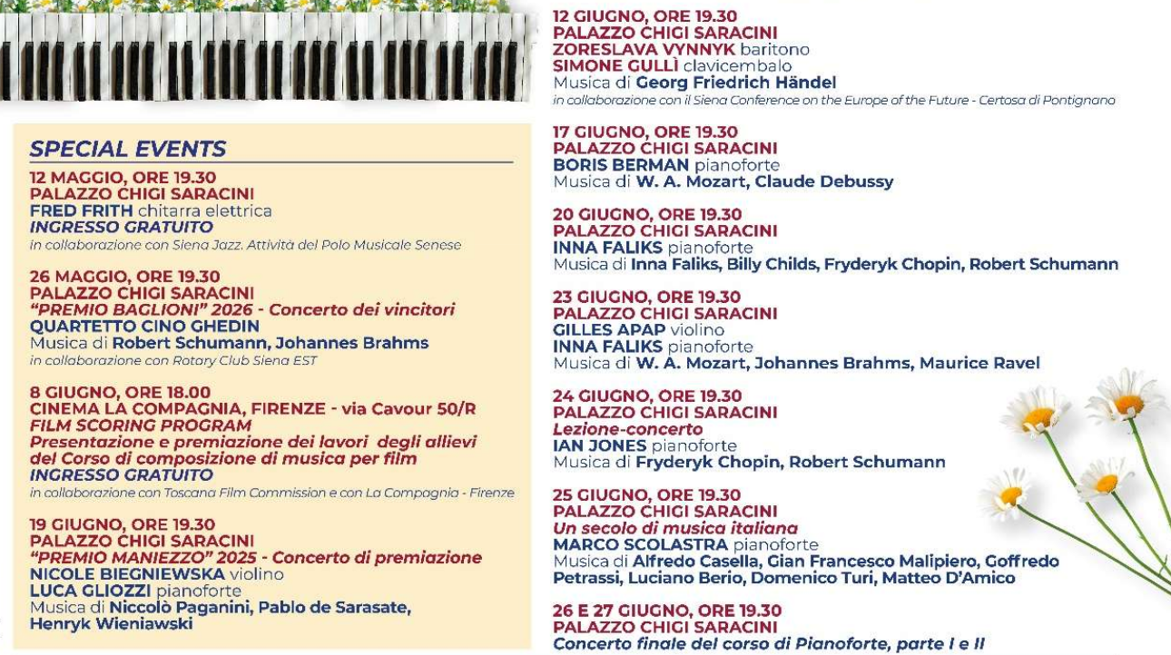 chigiana giugno 2026